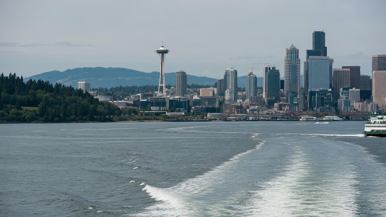 Seattle skyline from Elliott Bay
